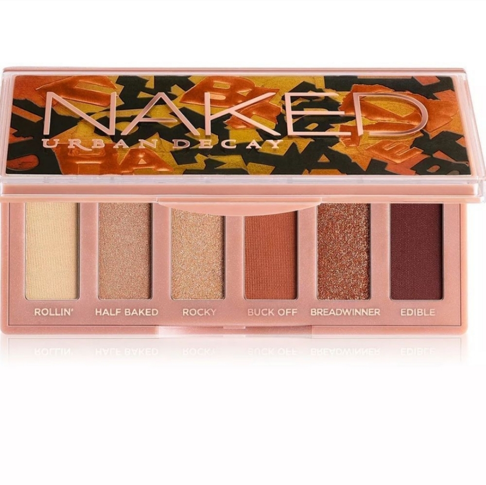 NIB Urban Decay Naked Half Baked Mini Eyeshadow Palette - 6 shades